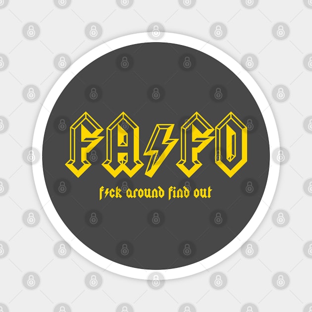 FAFO - AC/DC Magnet by waynemoxxi